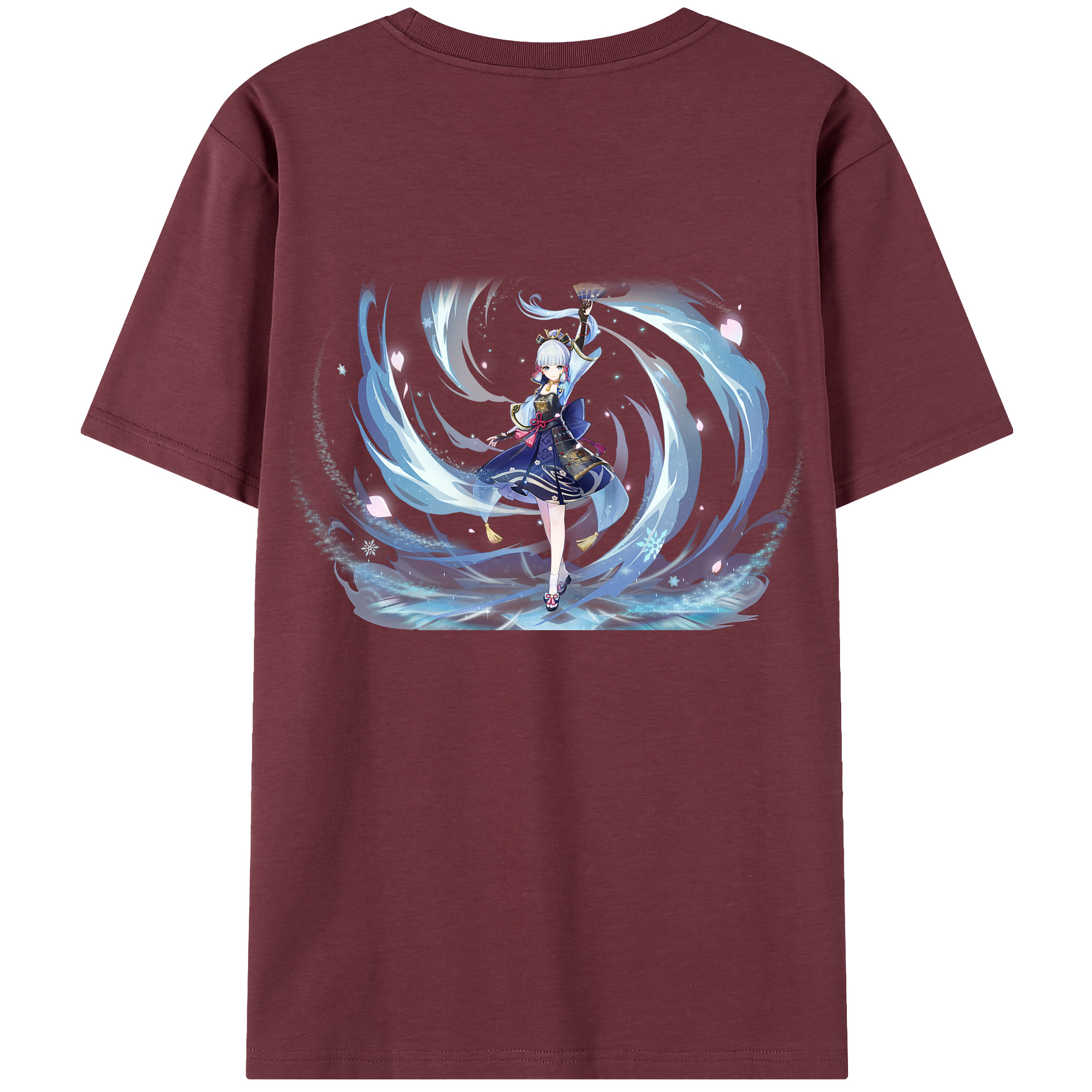 げんし神 神里綾華 神宮寺レン genshin Kamimiya Ren 綿100％半袖Tシャツ（背面プリント）